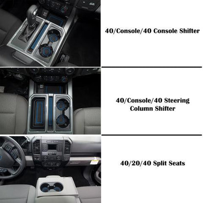 Cup Holder Inserts Fits 2017-2020 Ford F-150