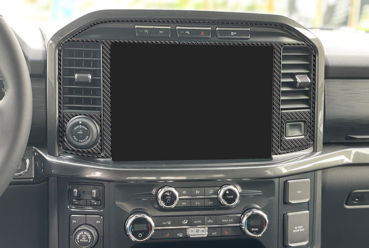 Navigation Screen Accent Trim Fits 2021-2027 Ford F-150