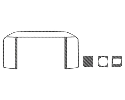 Navigation Screen Accent Trim Fits 2021-2027 Ford F-150