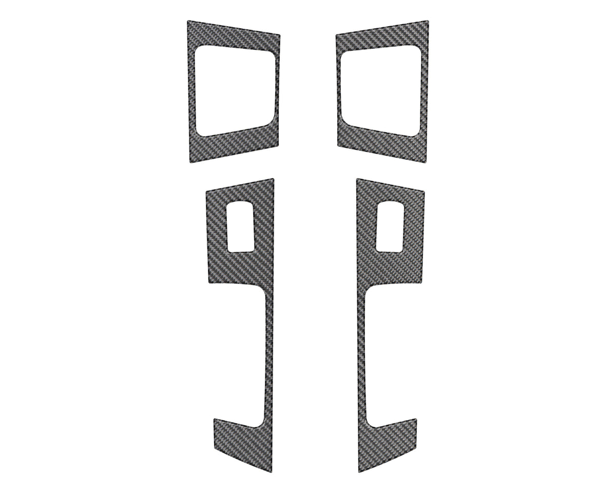 Door Switch Accent Overlays Fits 2021-2027 Ford F-150 & 2023-2027 Super Duty