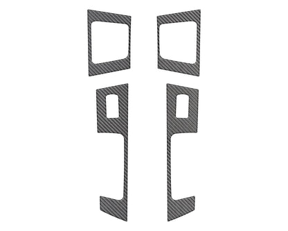 Door Switch Accent Overlays Fits 2021-2027 Ford F-150 & 2023-2027 Super Duty