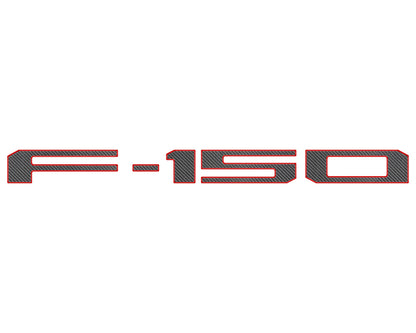 Rear Tailgate Letter Inserts Fits 2018-2020 Ford F-150