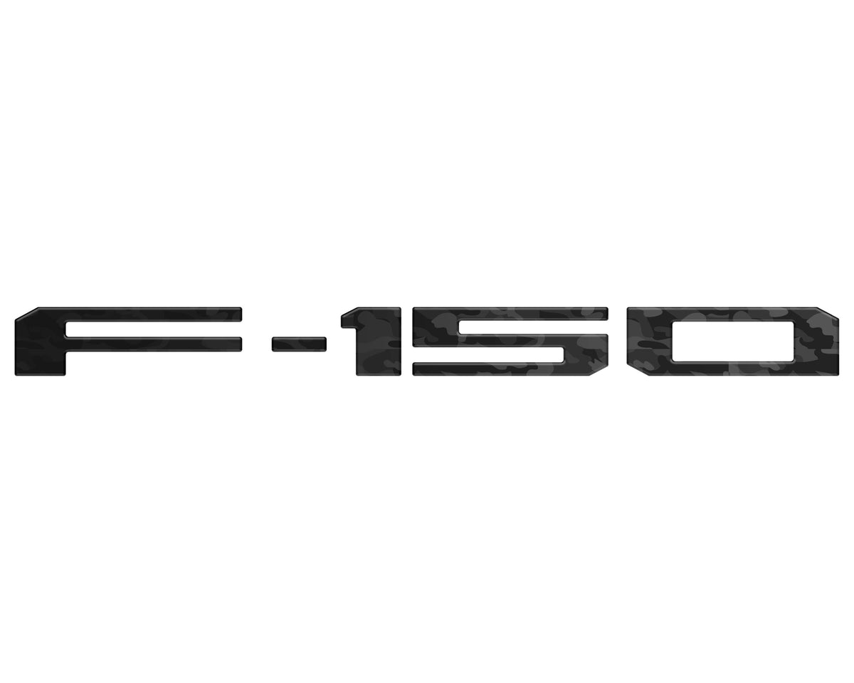 Rear Tailgate Letter Inserts Fits 2018-2020 Ford F-150