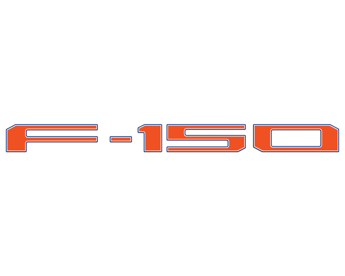 Football Themed Tailgate Letter Inserts Fits 2021-2027 Ford F-150
