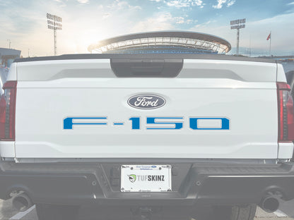 Football Themed Tailgate Letter Inserts Fits 2021-2027 Ford F-150