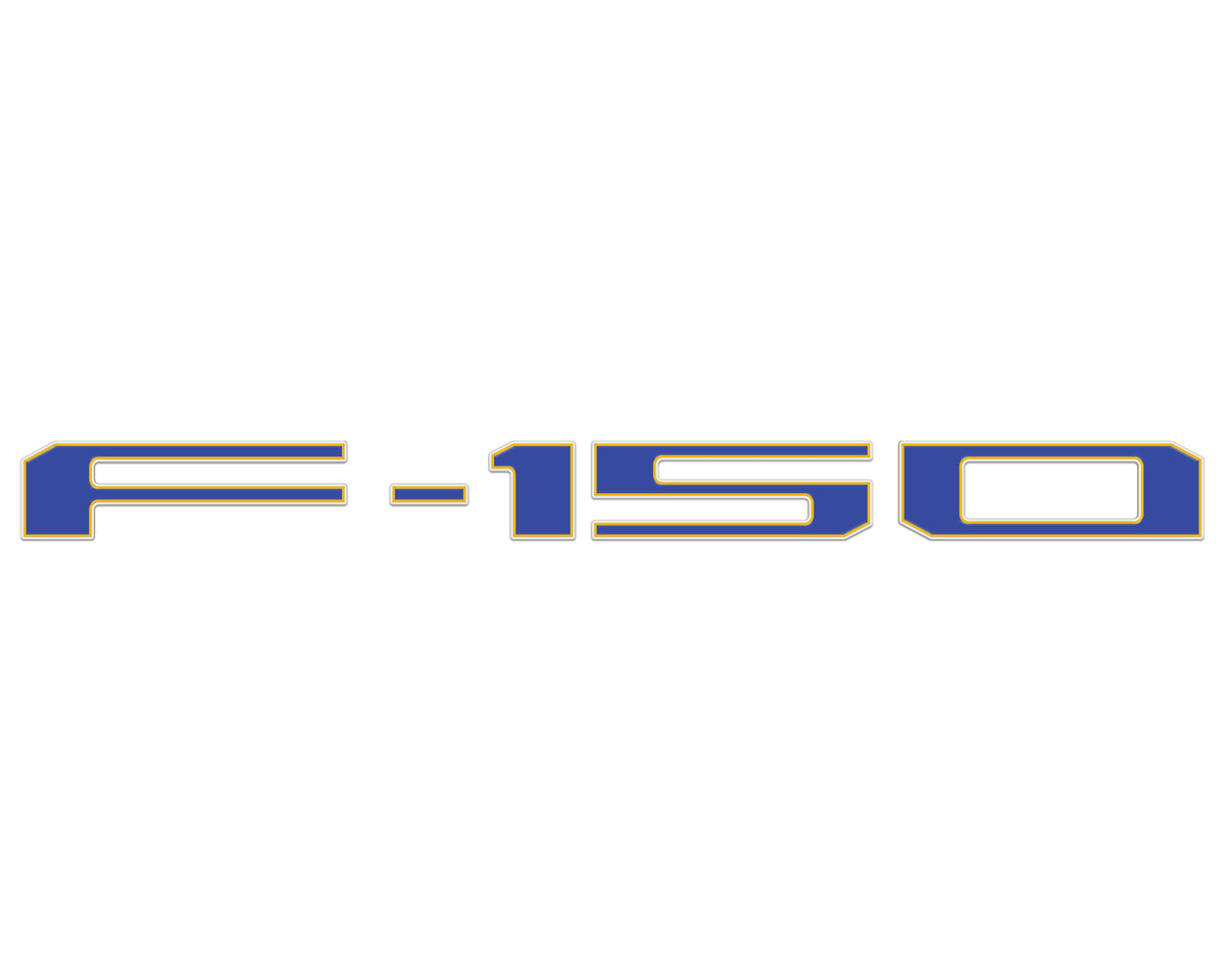 Football Themed Tailgate Letter Inserts Fits 2021-2027 Ford F-150