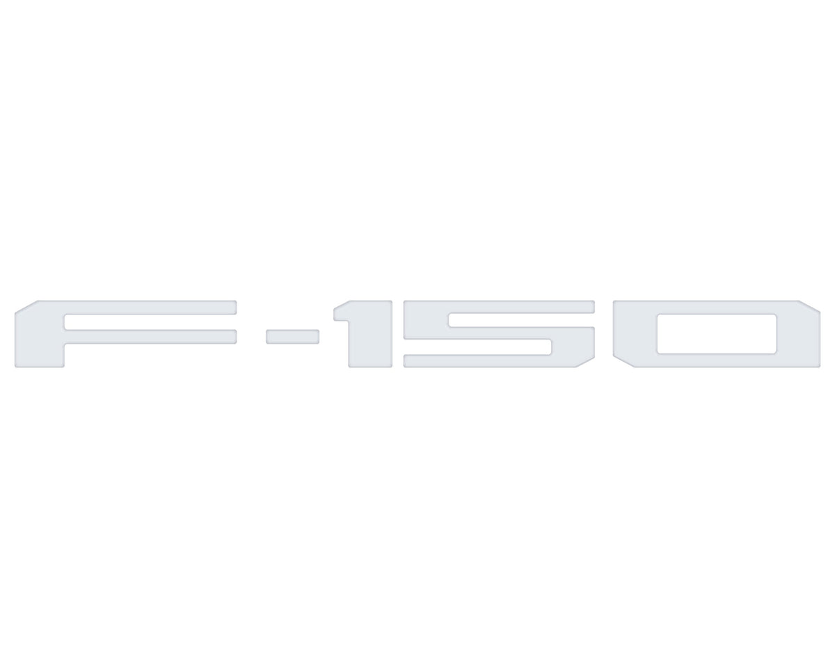 Rear Tailgate Letter Inserts Fits 2018-2020 Ford F-150