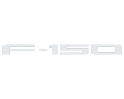 Rear Tailgate Letter Inserts Fits 2018-2020 Ford F-150