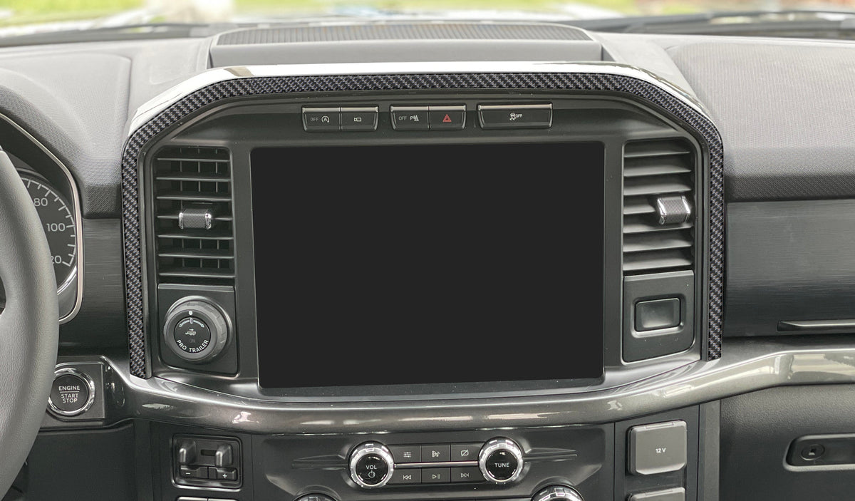 Center Dash Accent Trim Fits 2021-2027 Ford F-150