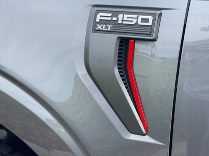 Fender Vent Strip Accent Trim Fits 2021-2027 Ford F-150