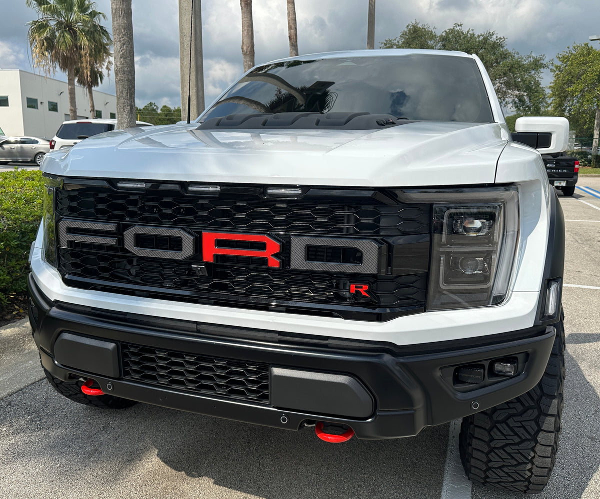 Raptor Front Grille Letters Fits 2021-2027 Ford F-150 Raptor