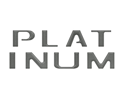 Tailgate Letter Inserts Fits 2018-2020 Ford F-150 Platinum