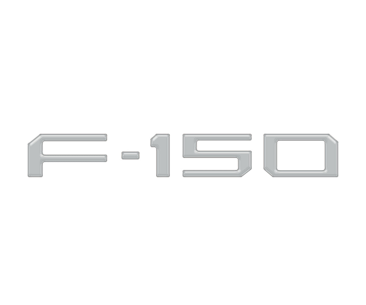 Tailgate Applique F-150 Emblem Overlays Fits 2021-2027 Ford F-150 Raptor/King Ranch/Platinum/Limited