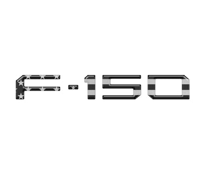 Tailgate Applique F-150 Emblem Overlays Fits 2021-2027 Ford F-150 Raptor/King Ranch/Platinum/Limited