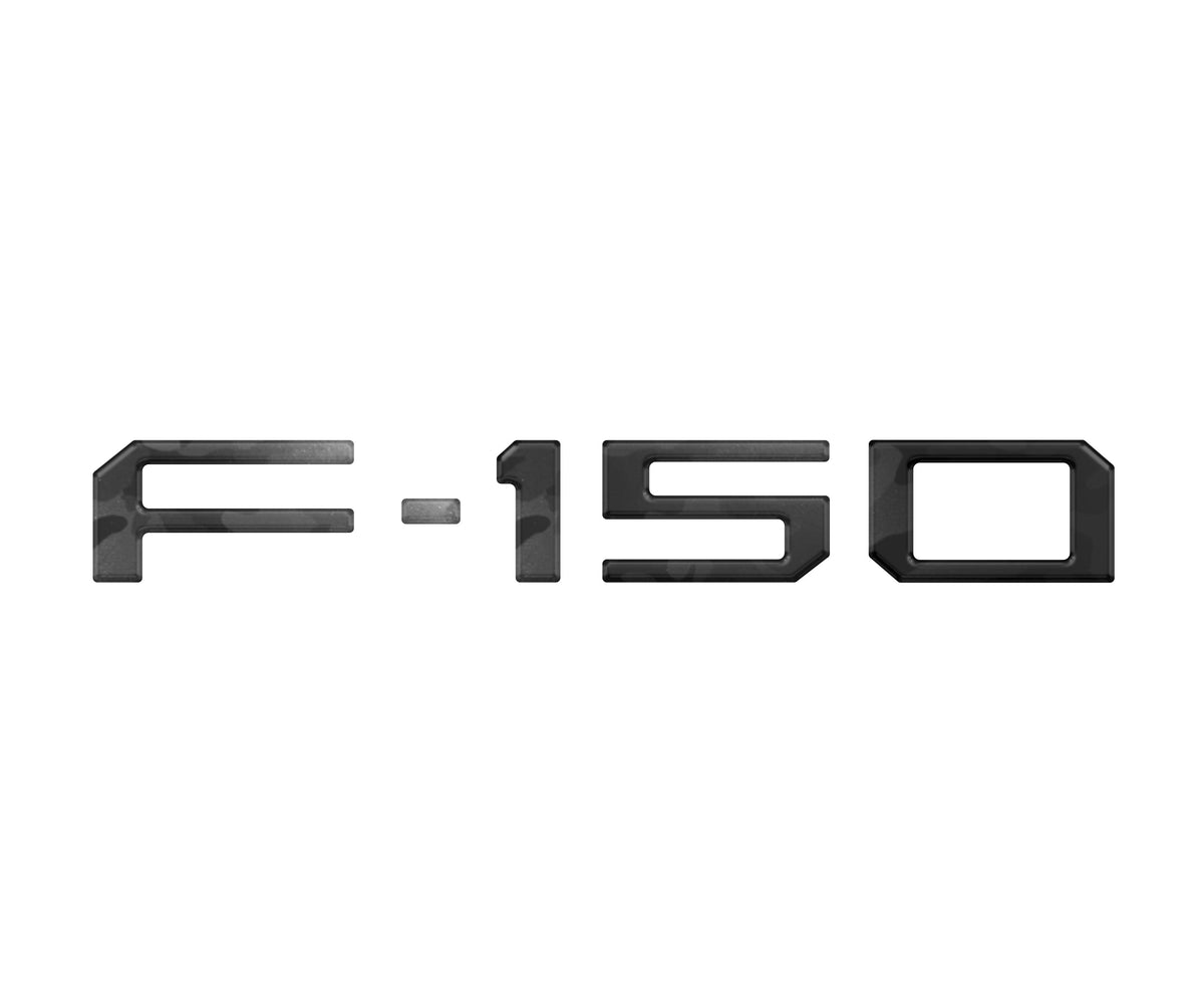 Tailgate Applique F-150 Emblem Overlays Fits 2021-2027 Ford F-150 Raptor/King Ranch/Platinum/Limited