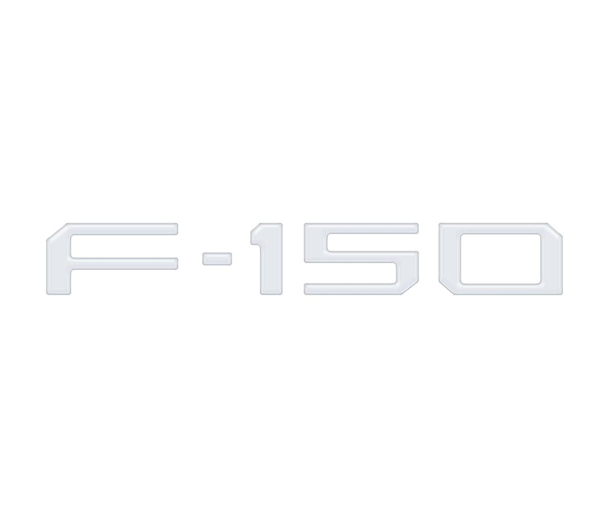 Tailgate Applique F-150 Emblem Overlays Fits 2021-2027 Ford F-150 Raptor/King Ranch/Platinum/Limited