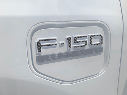 Charge Port Lid Letter Inserts Fits 2022-2027 Ford F-150 Lightning