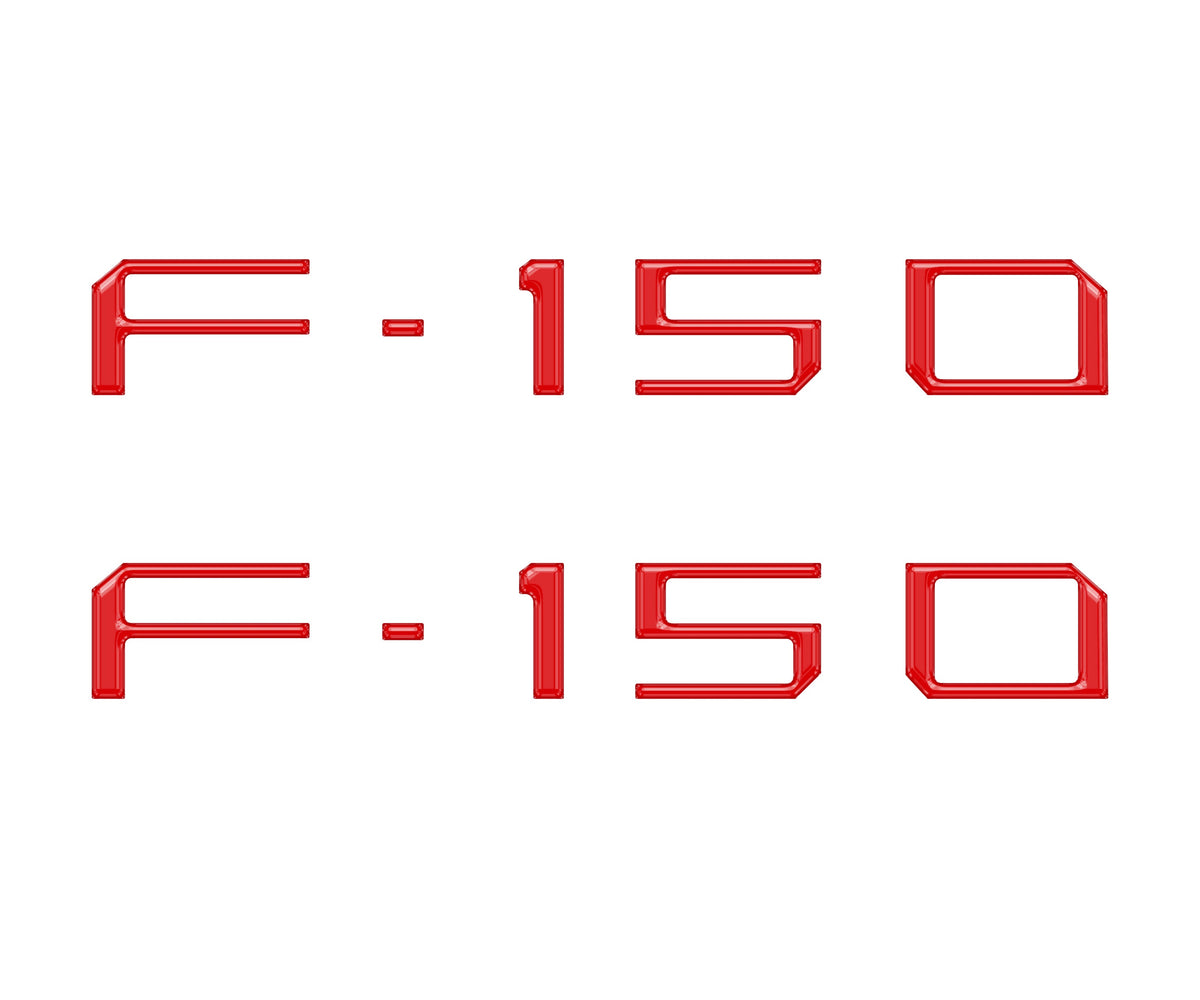 Charge Port Lid Letter Inserts Fits 2022-2027 Ford F-150 Lightning
