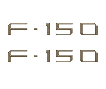 Charge Port Lid Letter Inserts Fits 2022-2027 Ford F-150 Lightning