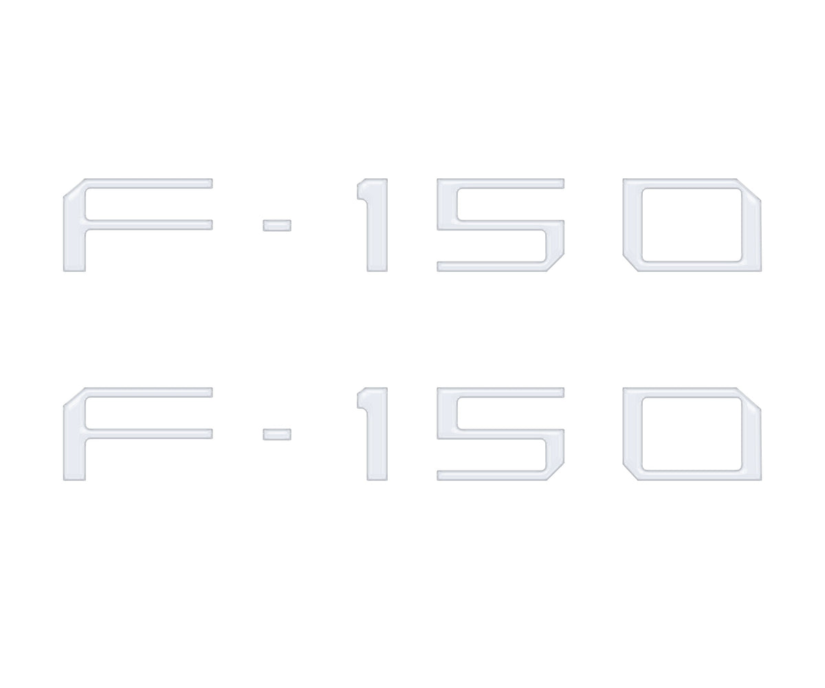 Charge Port Lid Letter Inserts Fits 2022-2027 Ford F-150 Lightning