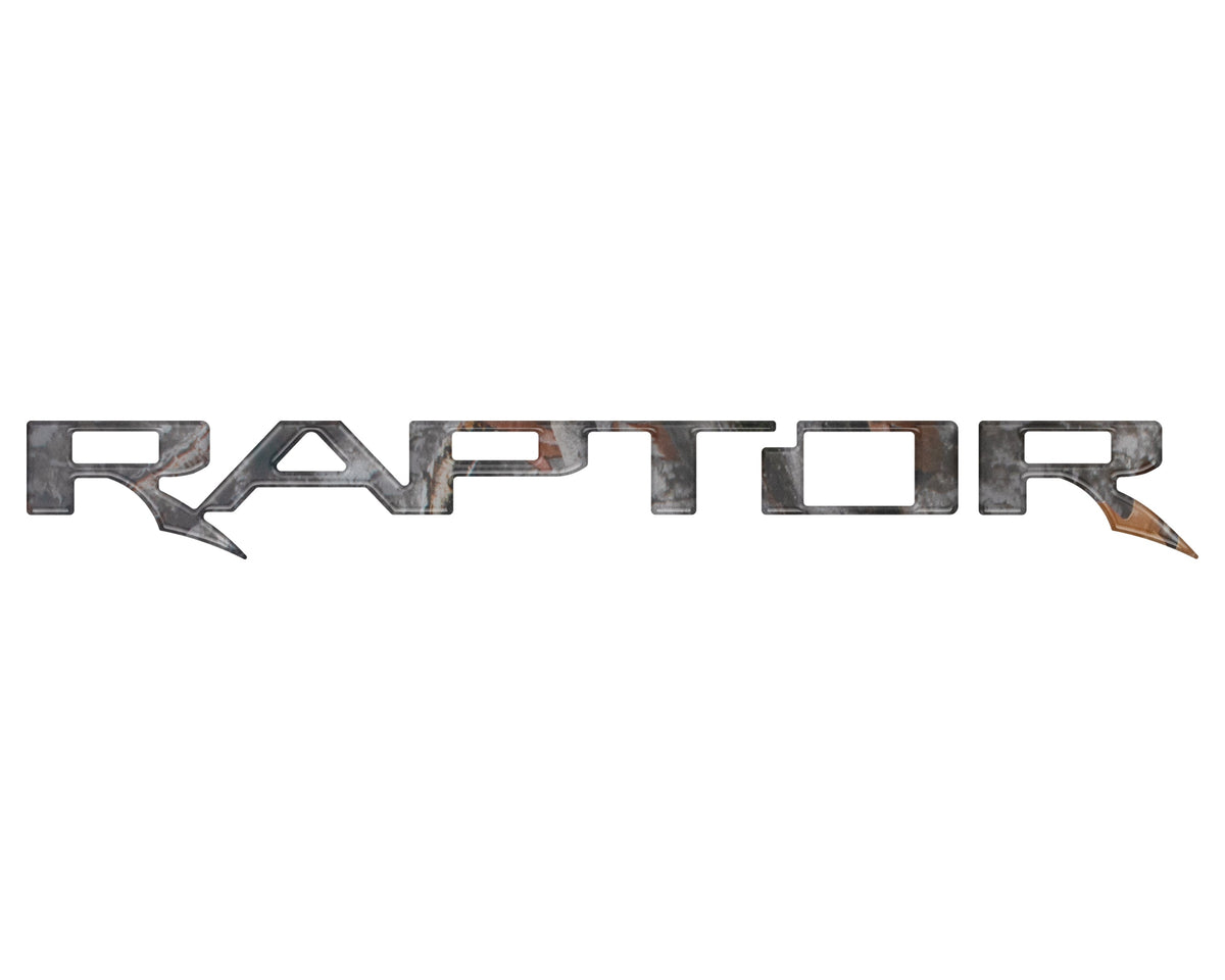 Raptor Tailgate Emblem Inserts Fits 2024-2027 Ford Ranger