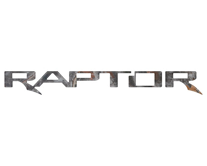 Raptor Tailgate Emblem Inserts Fits 2024-2027 Ford Ranger