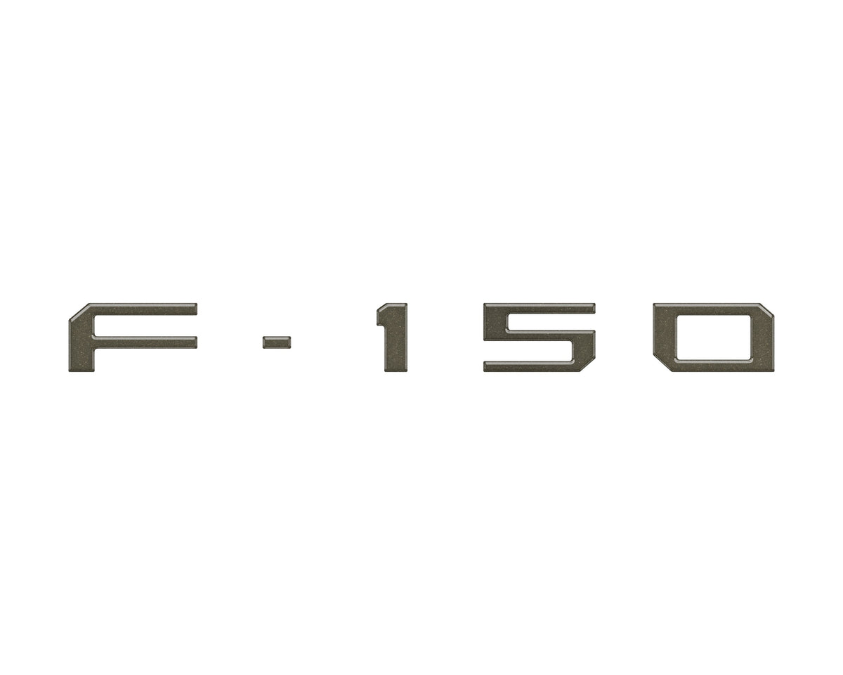 Passenger Cubby Letter Overlays Fits 2021-2027 Ford F-150 XL/STX
