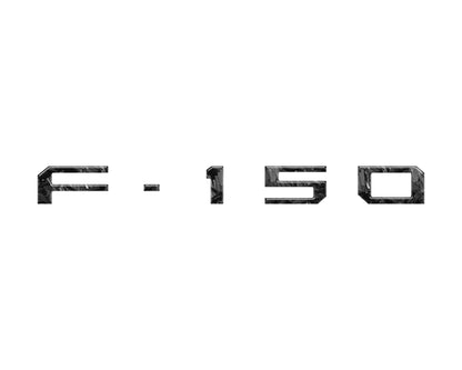 Passenger Cubby Letter Overlays Fits 2021-2027 Ford F-150 XL/STX
