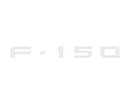 Passenger Cubby Letter Overlays Fits 2021-2027 Ford F-150 XL/STX