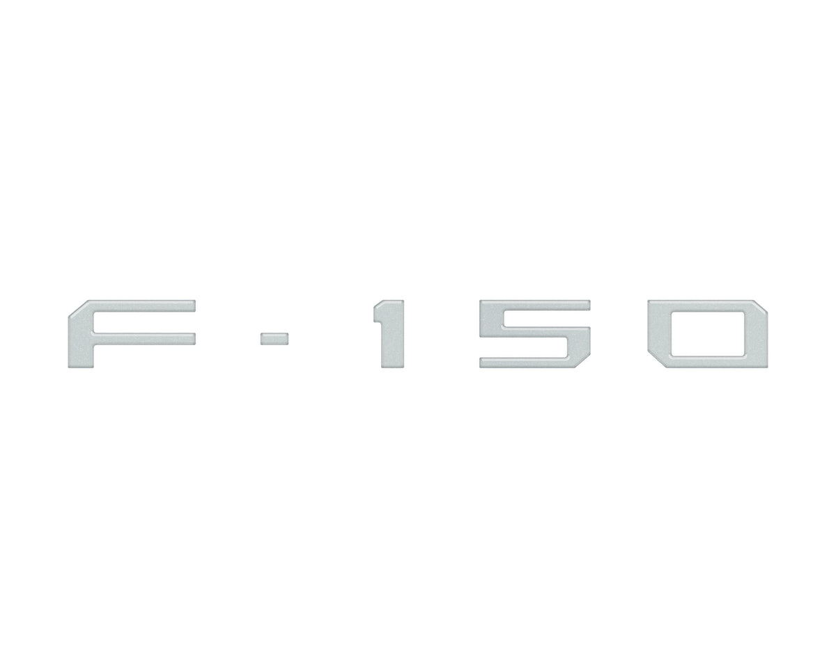 Passenger Cubby Letter Overlays Fits 2021-2027 Ford F-150 XL/STX