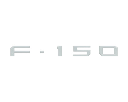 Passenger Cubby Letter Overlays Fits 2021-2027 Ford F-150 XL/STX