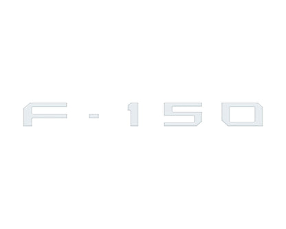 Passenger Cubby Letter Overlays Fits 2021-2027 Ford F-150 XL/STX