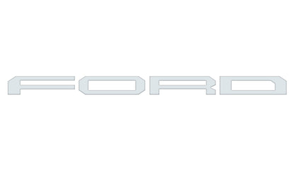Raptor Tailgate Letter Overlays Fits 2021-2027 Ford F-150 Raptor