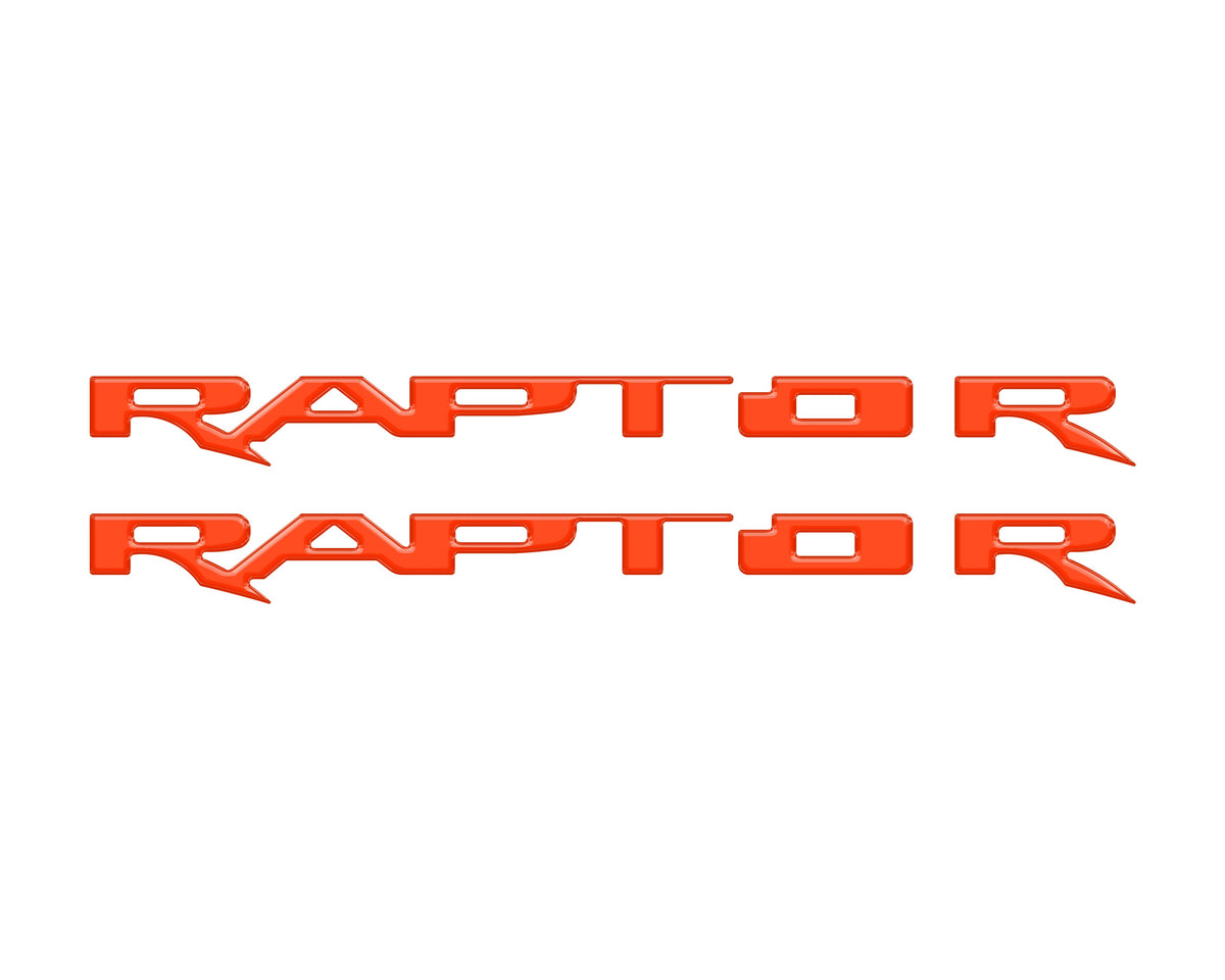 Running Board Emblem Overlays Fits 2017-2024 Ford F-150 Raptor