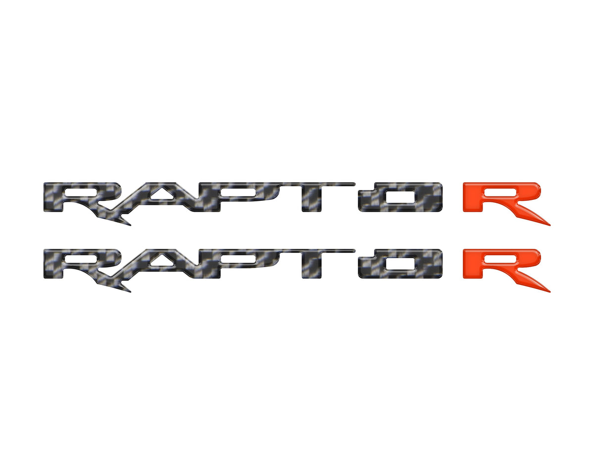 Running Board Emblem Overlays Fits 2017-2024 Ford F-150 Raptor