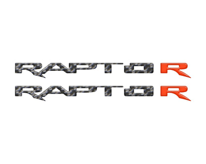 Running Board Emblem Overlays Fits 2017-2024 Ford F-150 Raptor