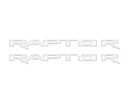 Running Board Emblem Overlays Fits 2017-2024 Ford F-150 Raptor