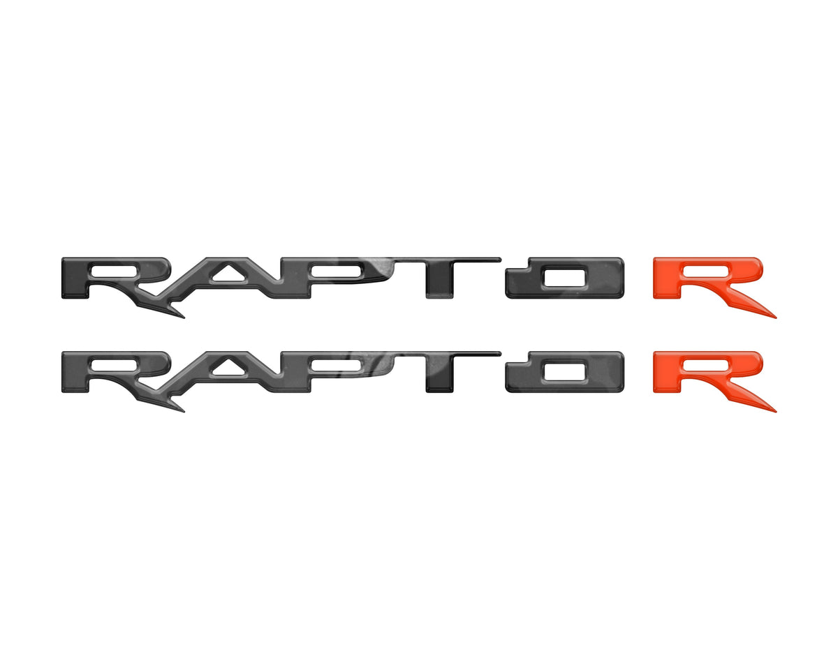 Running Board Emblem Overlays Fits 2017-2024 Ford F-150 Raptor