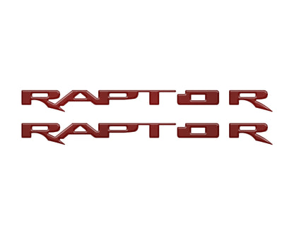 Running Board Emblem Overlays Fits 2017-2024 Ford F-150 Raptor