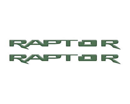 Running Board Emblem Overlays Fits 2017-2024 Ford F-150 Raptor