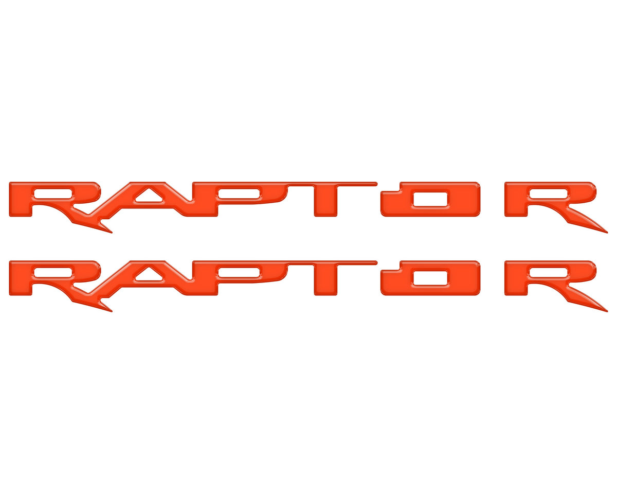 Running Board Emblem Overlays Fits 2017-2024 Ford F-150 Raptor