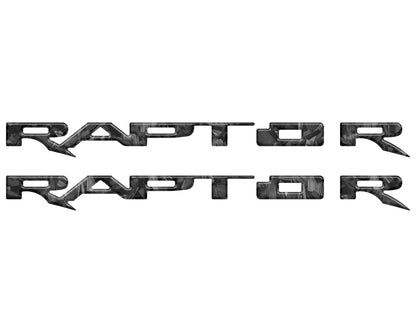 Running Board Emblem Overlays Fits 2017-2024 Ford F-150 Raptor