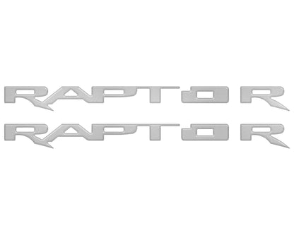 Running Board Emblem Overlays Fits 2017-2024 Ford F-150 Raptor