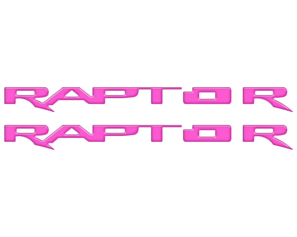 Running Board Emblem Overlays Fits 2017-2024 Ford F-150 Raptor