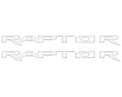 Running Board Emblem Overlays Fits 2017-2024 Ford F-150 Raptor