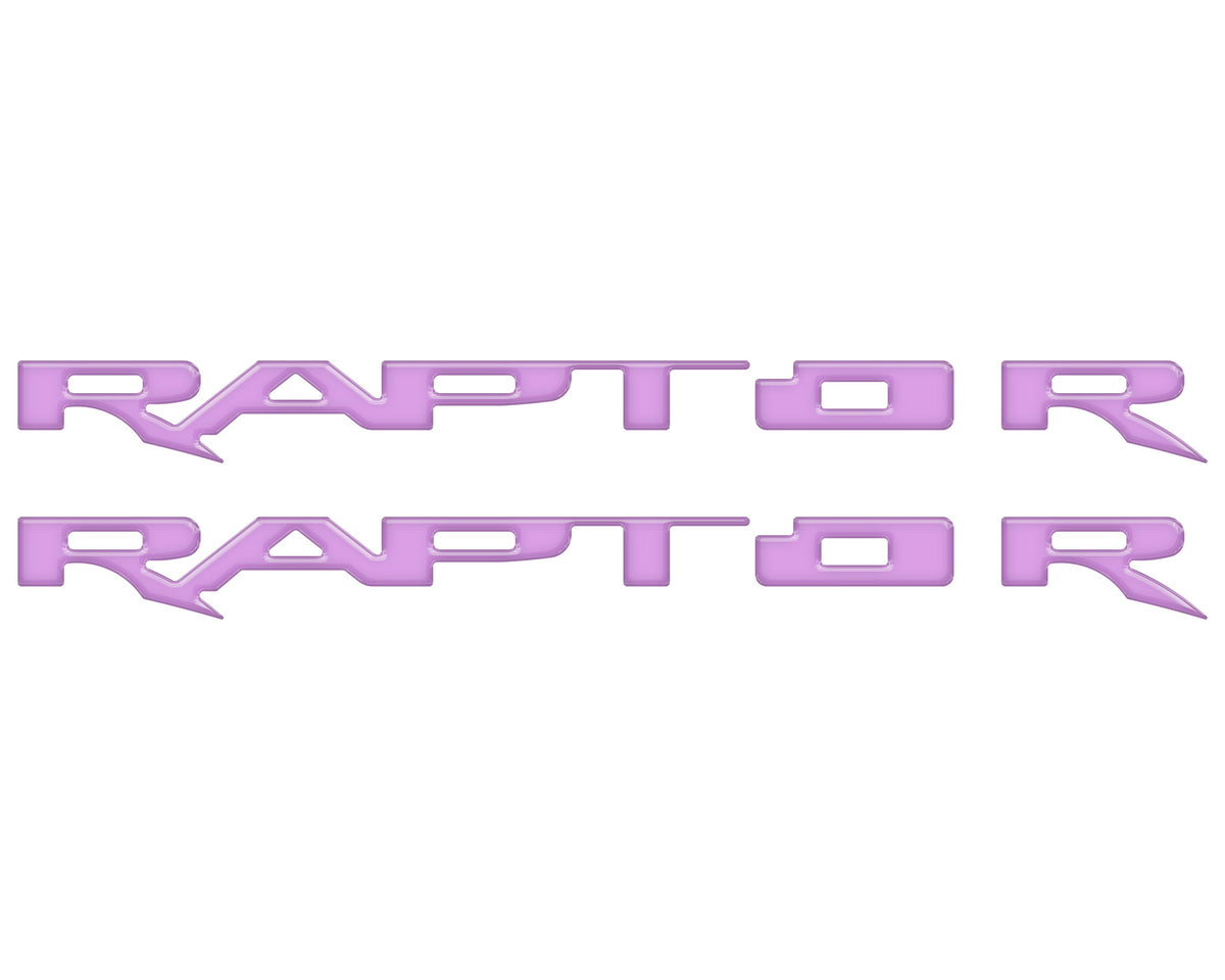 Running Board Emblem Overlays Fits 2017-2024 Ford F-150 Raptor