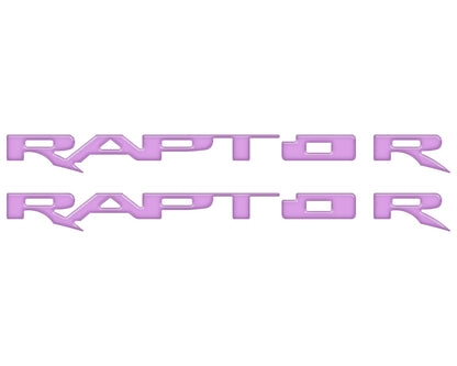 Running Board Emblem Overlays Fits 2017-2024 Ford F-150 Raptor