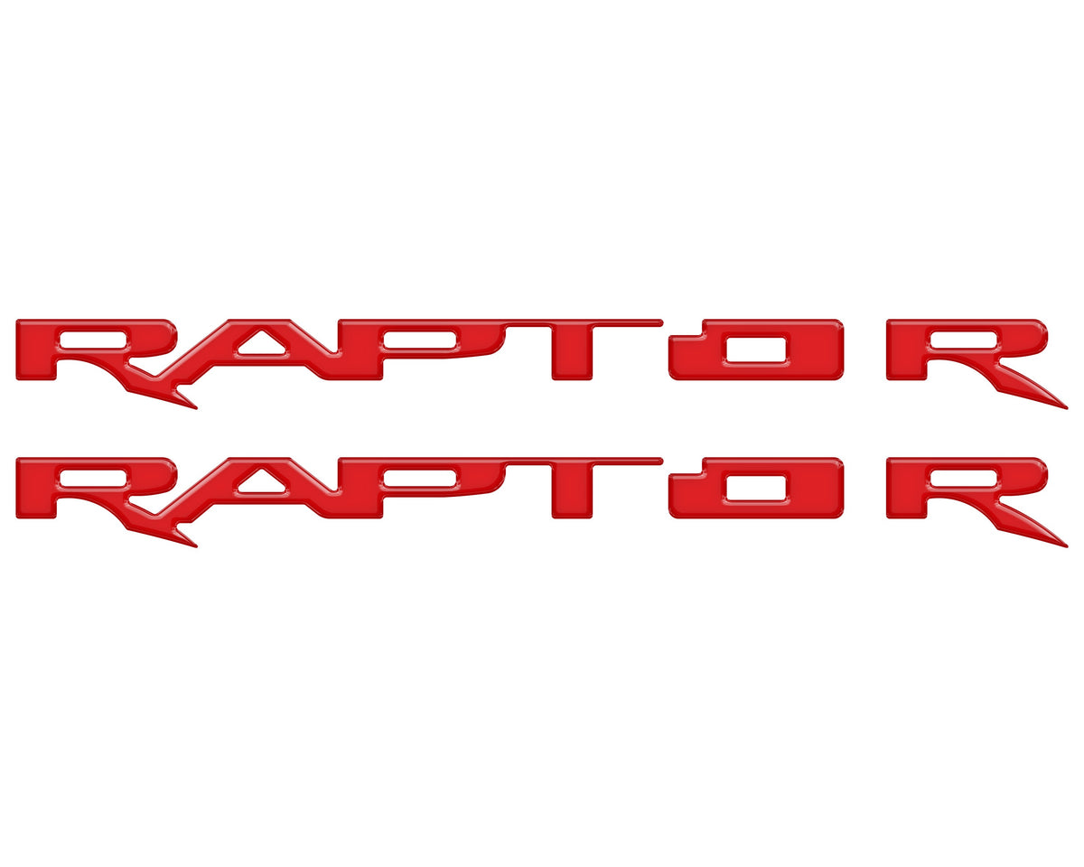 Running Board Emblem Overlays Fits 2017-2024 Ford F-150 Raptor