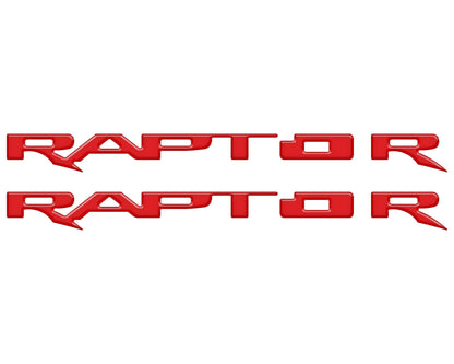 Running Board Emblem Overlays Fits 2017-2024 Ford F-150 Raptor