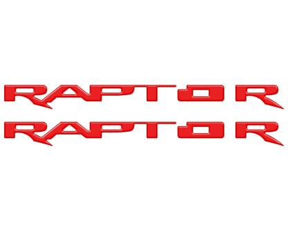 Running Board Emblem Overlays Fits 2017-2024 Ford F-150 Raptor